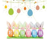 Genérico Easter Eggs - Easter Bunny Egg Decorations9.06x3.94x3.15 Inches | Buny Eggs, Spring Party Supplies with Bunny Ears, Home, Kitchen, Holiday Egg Ornaments Decor | Table Centerpieces