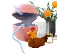 Genérico Easter Felted Eggs, Adorable Dangling Easter Tree Ornaments, Reusable Funny Basket Stuffer, Felt Spring Parties Crafts for Home, Studio and Restaurants