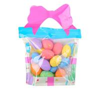Genérico Easter Foam Eggs, 18 huevos pequeños para decoración de la decoración, Springtime Party Favors, Colorful Festival Celebration Supplies for Basket Fillers, Craft Projects, Springtime Party