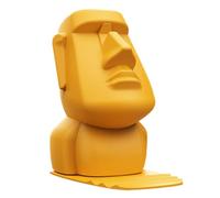 Genérico Easter Island Statue Glasses Holder - Eyewear Stand for Desk Shelf | Resin Material with Detailed Carving, Stable Base, Decorative Display Accessory for Sunglasses Reading 4.92x4.92x3.35 in