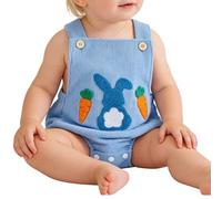 Genérico Easter Kids Onesie, Comfortable Rabbit Dress Up, Stretchable Kid Bunny Outfit, Soft Cotton Sleeveless Jumpsuit, Rabbit Outfit with Cute Style, Kids Costume for Nursery Travel