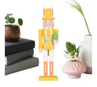 Genérico Easter Nutcracker | Decorative Rabbits Design Home Decor - Wooden Bunny Nutcracker Christmas Statue,for Spring Tabletop Holiday Mantel Fireplace Stair Outdoor Porch Apartment