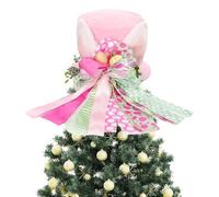 Genérico Easter Ornaments for Tree - 11,8 pulgadas Bunny Egg Topper | Plush Fabric Soft Spring Holiday Hat Decor | Living Room Desk Shelf Party Display