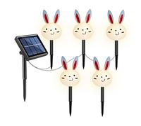 Genérico Easter Solar Lights Outdoor, Bunny Carrot Waterproof Garden Lighting, Cute Courtyard Lights for Garden, Yard, Patio, Porch, Lawn, Walkway, Courtyard