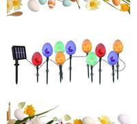 Generico Easter Solar Pathway Lights - Easter Solar String Light | 3.5m Waterproof Spring Festive Decoration With Stakes | Easters Egg Solars For Garden Yard Courtyard Pathway Driveway Patio Lawn