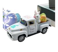 Genérico Easter Truck - Zinc Alloy Eggs Bunny Vintage Spring | Cute Easter Toys Kids Trucks For Boys Girls Family Home Nursery Playroom Bedroom School Classroom Farmhouse Travel Holiday