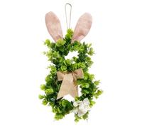 Genérico Easter Wreath - Artificial Garland Farmhouse Decorations | Easter Bunny Spring Wreath,for Party Garage House Fireplace Kitchen Wall Farmhouse Porch Wedding Beach