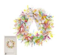 Genérico Easter Wreath, Farmhouse Decorative Easter Wreath, Artificial Holiday Wreath, Decorative Wall & Door Decor for Easter, Indoor & Outdoor Seasonal Decorations