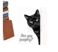 Genérico Easter Wreath Form | Poster Rústico de Gato Decorativo,Arte de Pared con Motivo de | para Hogar Apartamento Dormitorio Habitación Sala de Estar Guardería y Tienda