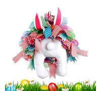 Genérico Easter Wreaths - Seasonal Spring Garland, Cartoon Bunny Butt Wreath, Whimsical Holiday Hanging Ornament, Eye Catching Bunny Design Accent, Easter Home Decoration for Porch, Yard