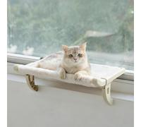 Genérico Easy Install Cat Bed, Hold Up To 30lbs for Windowsill Bedside Hanging Hammock, Indoor Cozy Luxury No Drilling Adjustment Pet Rack with Support