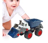 Genérico Eccavator Toy Construction Sitio Vehicles, Bulldozer Model Vehicle for Children | Tema De Ingeniería Juego De Interacción Padre-Hijo, Figura Colectiva para Salón, Campo De Juego