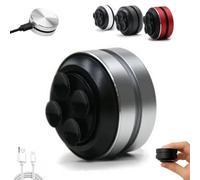 Genérico Echo Pod Speaker, Bluetooth Mini Bone Conduction Portable Wireless, Music Player with Suction Cup, That Can Turn Anything into a Speaker for Home, Outdoor, Travel, Bath (Silver)