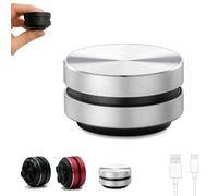 Genérico Echo Pod Speaker, Bluetooth Mini Bone Conduction Portable Wireless, Music Player with Suction Cup, That Can Turn Anything into a Speaker, for Bath, Home, Outdoor (Silver)