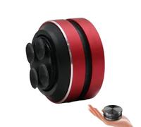 Genérico Echo Pod Speaker, Bluetooth Mini Speaker Bone Conduction Portable Wirelessspeaker, Turn Any Surface Into Aspeaker, Music Player with Suction Cup for Bath, Outdoor, Home, Travel (Red)
