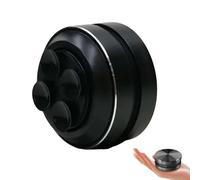 Genérico Echo Pod Speaker, Bluetooth Mini Speaker Bone Conduction Portable Wirelessspeaker, Turn Any Surface Into Aspeaker, Music Player with Suction Cup for Bath, Outdoor, Home, Travel (Black)