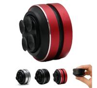 Genérico Echo Pod Speaker, Bluetooth Mini Speaker Bone Conduction Portable WirelessSpeaker, with Suction Cup, Turn Anything into a Speakers, for Bath, Home, Outdoor, Travel (Red)