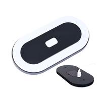 Genérico Éclairage Intérieur De Voiture LED Magnétique Rechargeable USB - Lampe De Lecture Double Couleur Blanc/Bleu Ou Jaune/Blanc - Lumière D’Ambiance Pour Conduite