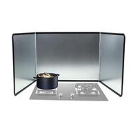 Generico Écran De Protection Anti-Graisse Pliable pour Cuisine - Grille Anti-Projections D'Huile | Pare-Huile Isolant Réutilisable pour Poêle, De Cuisson, Mur Et Aliments, Accessoire De Cuisson