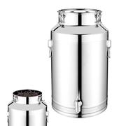 Genérico Edelstahl Luftdichter Behälter - Sektkühler Eimer - Vorratsdose für Lebensmittel | für Küche Speisekammer Arbeitsplatte Regale Wohnmobil Trockenwaren Müsli Bäcker Getränkeliebhaber