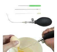 Generico Egg Blower Pump, Easter Egg Hole Tool | Rubber, Pvc Decorating Gadgets For Art Crafts Woodworking Round Ornament Children School Projects, Festive Celebrations.