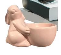 Genérico Egg Cups - Boiled Egg Holder | Cute Resin Easter Bunny Design Kitchen Gadget | Multi-Functional Cute Resin For Tabletop Counter Dorm Apartment Living Room Bedroom Rings Necklaces