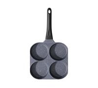 Genérico Egg Pans Nonstick - Ceramic 38cm, 4 Cup Breakfast Pan, Even Heating | Induction Safe, Induction Frying Tool, Ceramic Omelette Maker For Pancakes, Hamburgers, Sandwiches, Gas Stoves
