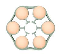 Genérico Egg Rack for Boiling - Food-Grade Silicone Steamer Tray, Heat-Resistant Kitchen Gadget for Cooking, Pressure Cooker Pot Accessories, Egg Holder for Safe and Efficient Boiling