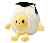 Generico Egg Stuffed Animal - Crystal Velvet 17 x 18 cm 22 x 23 cm | Soft Boiled Egg Plush Throw Pillow | Cute Kawaii Plush Cushion Toy For Kids Adults Collectors Dorm Car Sofa Bedroom Nursery Use
