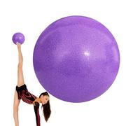 Generico Ejercise Ball, Glitter Gymnastics Ball, Gym Workout Gear Accessory, Balance Training for Dance, Pilates, Routines, Women, Girls, 5.91 inches, Purple, Blue