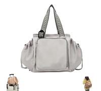 Genérico Ekon Essential Tote, 2026 Multifunctional Travel Organizer Bag for Ladies, 15 Smart Pockets, Stylish Backpack Crossbody Shoulder Bags (beige)