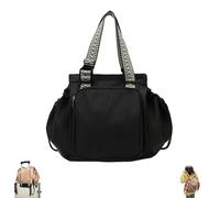 Genérico Ekon Essential Tote, 2026 Multifunctional Travel Organizer Bag for Ladies, 15 Smart Pockets, Stylish Backpack Crossbody Shoulder Bags (black)