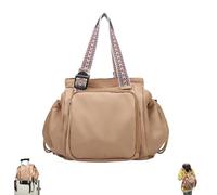 Genérico Ekon Essential Tote, 2026 Multifunctional Travel Organizer Bag for Ladies, 15 Smart Pockets, Stylish Backpack Crossbody Shoulder Bags (khaki)