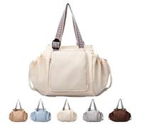 Genérico Ekon Essential Tote, Multifunctional Travel Organizer Bag for Ladies - Doubles as A Stylish Backpack (White)