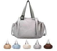 Genérico Ekon Essential Tote, Multifunctional Travel Organizer Bag for Ladies - Doubles as A Stylish Backpack (Gray)