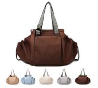 Genérico Ekon Essential Tote, Multifunctional Travel Organizer Bag for Ladies - Doubles as A Stylish Backpack (Brown)
