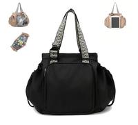 Genérico Ekons Essential Tote, Multifunctional Travel Organizer Bag for Ladies, Boasts Great Storage Capacity, for Various Occasions (black)