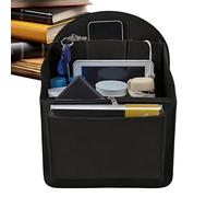 Genérico El inserto organizador de mochila con múltiples bolsillos mantiene los artículos separados y es fácil de encontrar, insertar y quitar para acampar al aire libre, gimnasio, viajes, diarios