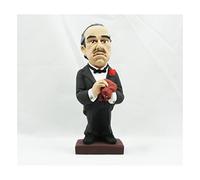 Genérico El Padrino Marlon Brando Figura Artesanal de Resina 20 cms.