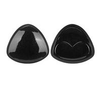 Genérico El Sujetador pegajoso Doble inserta Las Almohadillas del Mismo para el cojín Push-up del silicón de Las Mujeres del Pecho pequeño (Black, One Size)