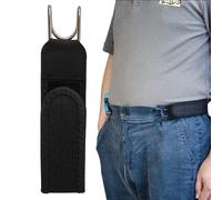 Genérico Elastic Lazy Belt -No Buckle Belt | No Buckle Thin Invisible Waist Strap, Adjustable Hook-and-Loop Stretch For Jeans And Pants, Comfortable LazyBelt For Hiking, Travel And Commute