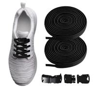 Genérico Elastic Shoe Laces, Notie Lazy Shoelaces with Buckle | Stretch Elastic Laces Multipurpose No Tie Shoe Laces For Shoes Canvas Sports Shoe