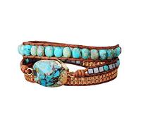 Genérico Elección Mm Anillos Pulsera Wrap Cut Corner Pulsera Muñeca Joyería, talla única, other, No es una piedra preciosa