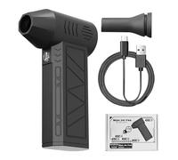 Genérico Electric Air Duster, Portable Outdoor Fan Compressed Air Dust Blower, Handheld Drying Machine with 3 Gear Adjustable Speeds, Cordless Cleaner for Cycling Gear, Keyboard, PC Parts