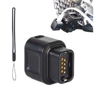 Genérico Electric Bike Adapter, Charging Connector, E-Bike Power Plug 0.59x0.83x0.91 Inches, Fast Output Port, Overload Protection, Ideal for Commuting, Exercise, or Recreational Riding