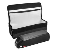Genérico Electric Bike Battery Holder with Handle, Electric Bike Battery Bag - Large Capacity Waterproof Protective For Outdoor Riding Commuting Biking Adventure Tourer Adventurer