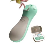 Generico Electric Bird Claw Trimmer - Quiet Motor Nail File Kit, Six Spare Abrasive Tips, Ergonomic Handheld Groomer, Stress Free Pet Care Accessory | Reliable Grooming Aid for Home Balcony Shelter