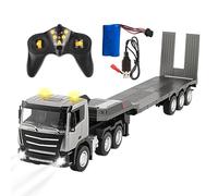 Genérico Electric Car Toy, Truck with Trailer, Light Features Fast Response Fun Experience Easy Sound Effects Electric Powered Durable Build, Electric Car Toy with Sound and Light for Holiday Birthd