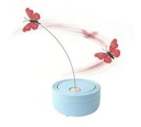 Genérico Electric Cat Teaser - USB Rechargeable Interactive Wand Toy, Butterfly Design Attachment | Multifunctional Indoor Play Exercise Tool Suitable Kitten Boredom Relief Activity Entertainment