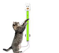 Genérico Electric Cat Toy | 17,72 x 1,97 x 1,18 pulgadas Wall Mounted Flying String Enriquecimiento, Recargable Active Cat Toys | for Home Living Room Kitchen Apartment Corner Play Area Alone Time